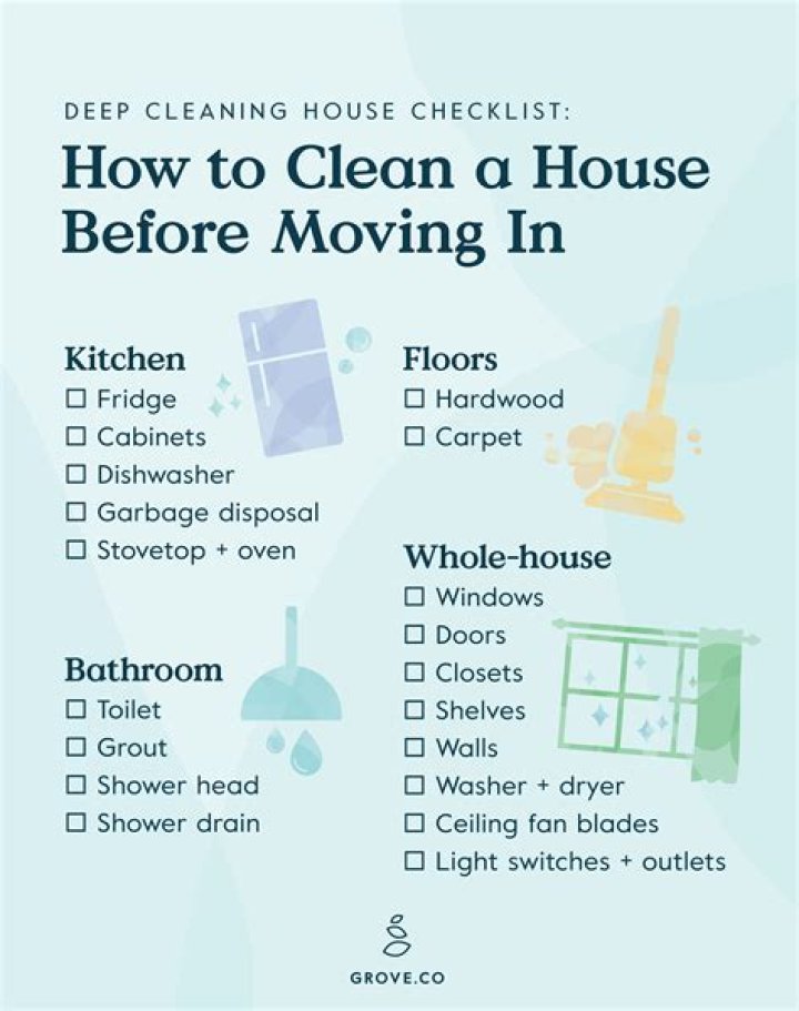 Do sellers clean house before closing?