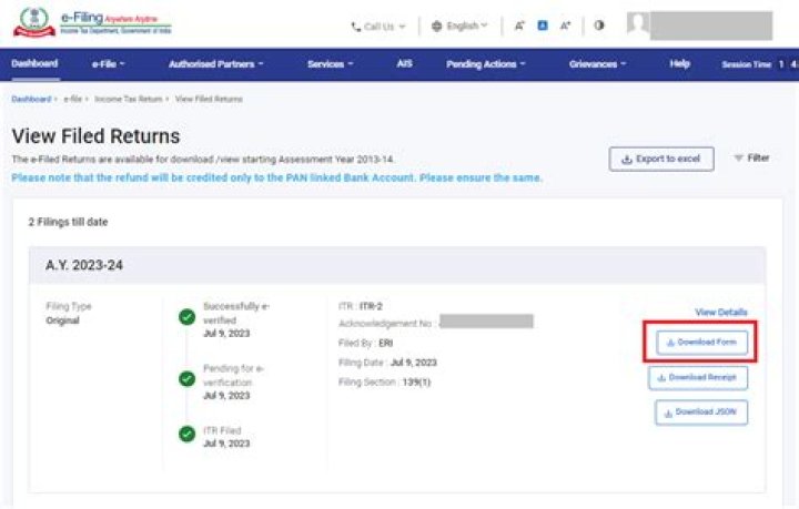 How do I download previously filed tax returns?