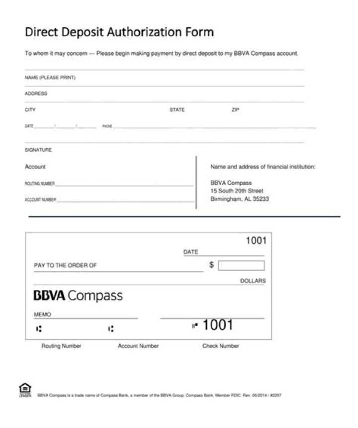 How do I get a bank direct deposit form?