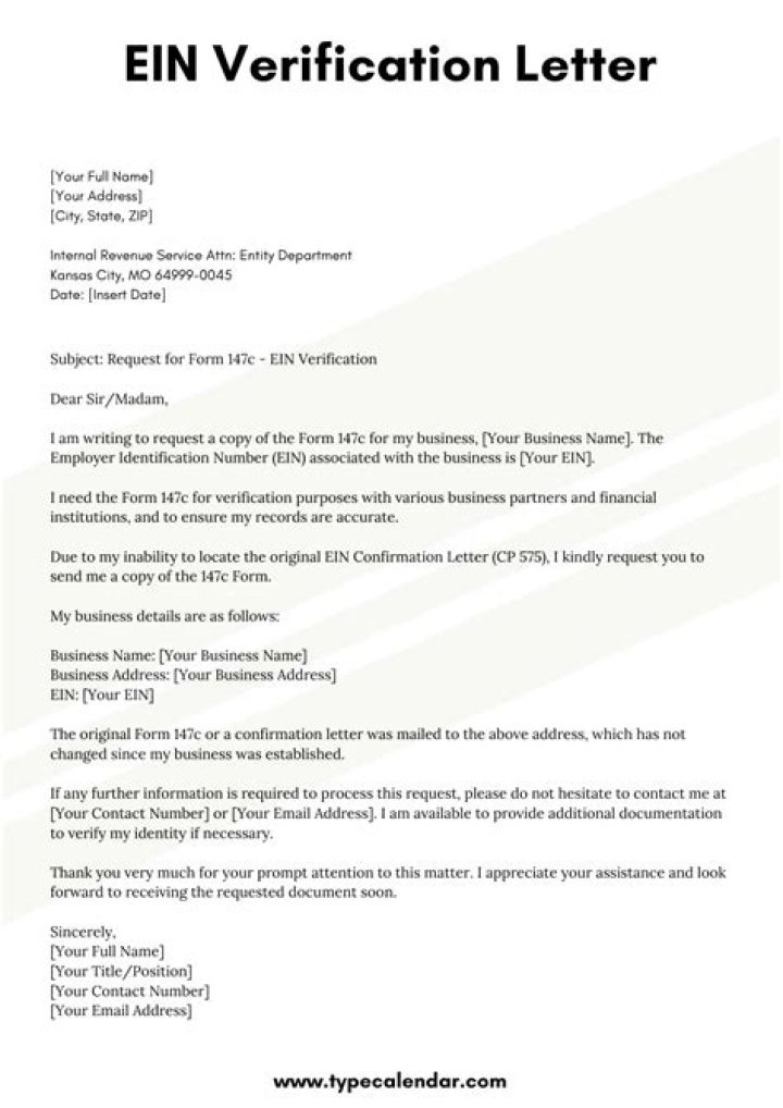 How do I get a new EIN verification letter?