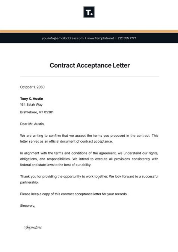 How do I request an acceptance letter from an S corp?