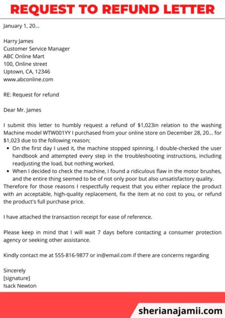 How to request a refund from a business?