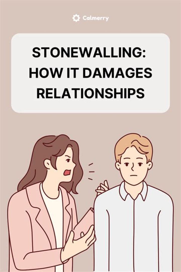 What stonewalling does to a marriage?