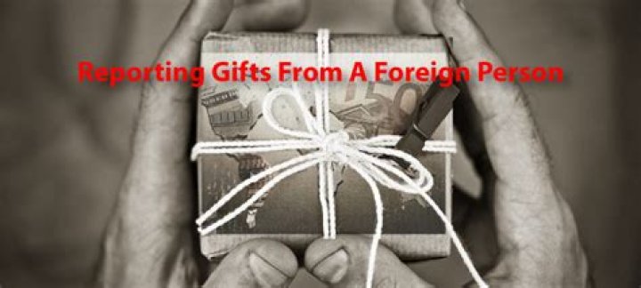 What to do if you receive a gift from a foreign person?