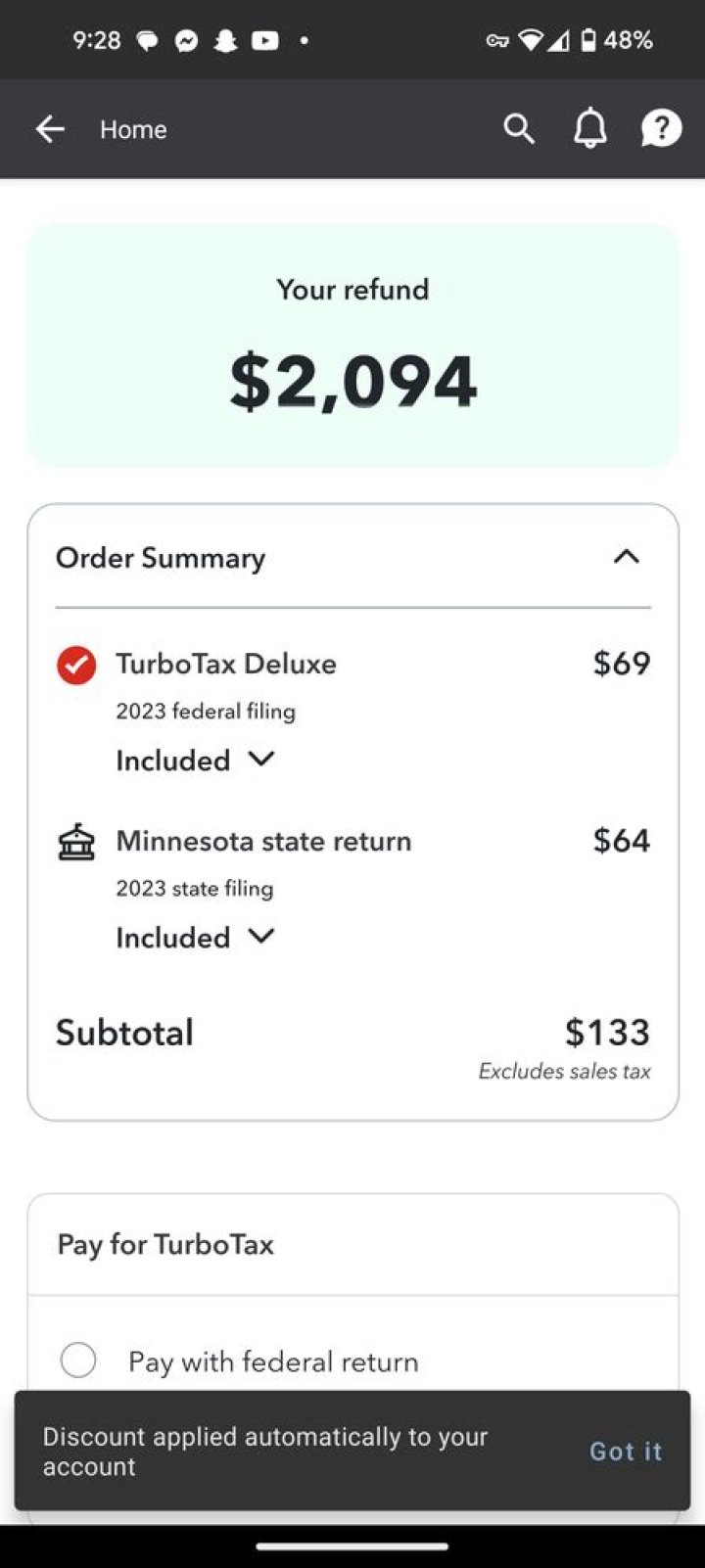 Why did I get an email from TurboTax?